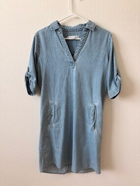 Southern Tide Light Blue Denim Tunic Dress